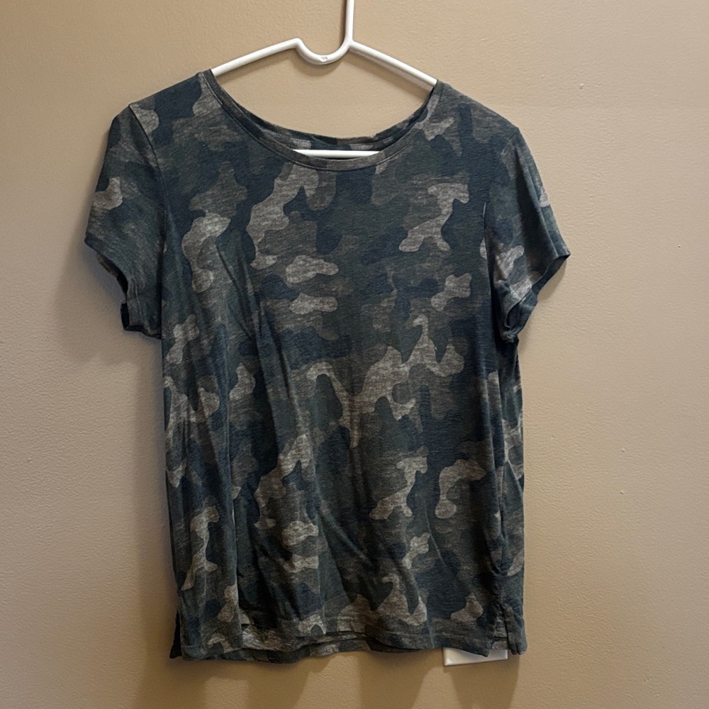Camo Print Women's Top